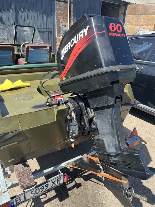 Лодка Крим мотор Меркурі лафет для перевозки