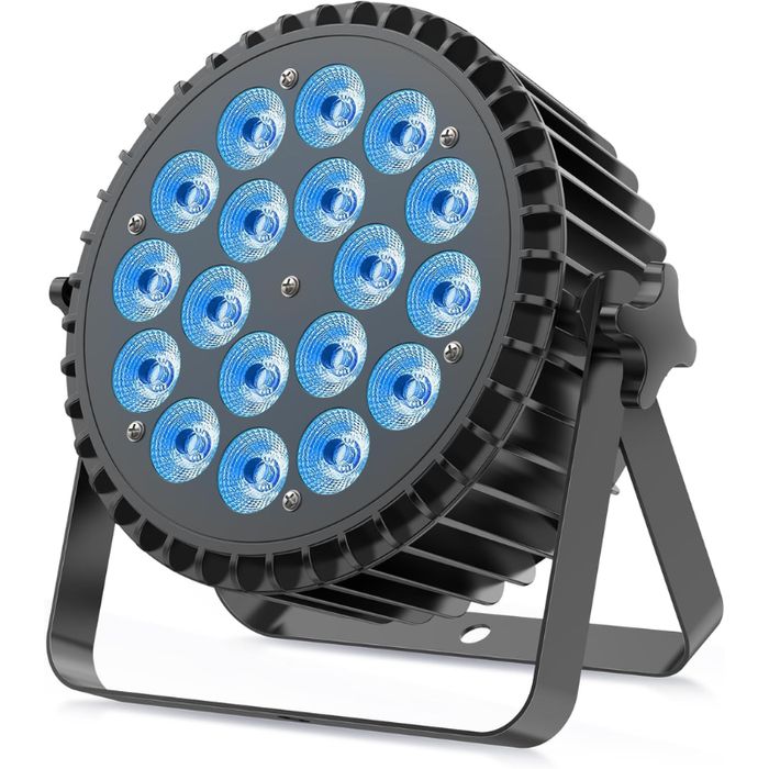 Reflektor Sceniczny LED PAR RGBWA UV 18x12W DMX Disco DJ LED