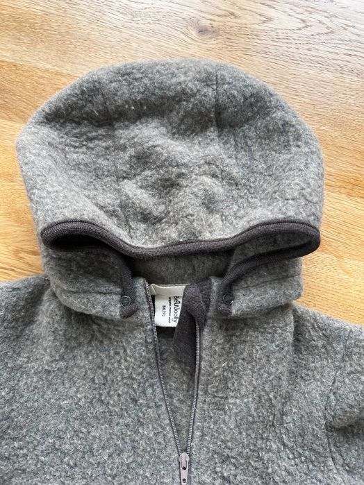 Kombinezon Merino BeWoolly 86/92 brązowy