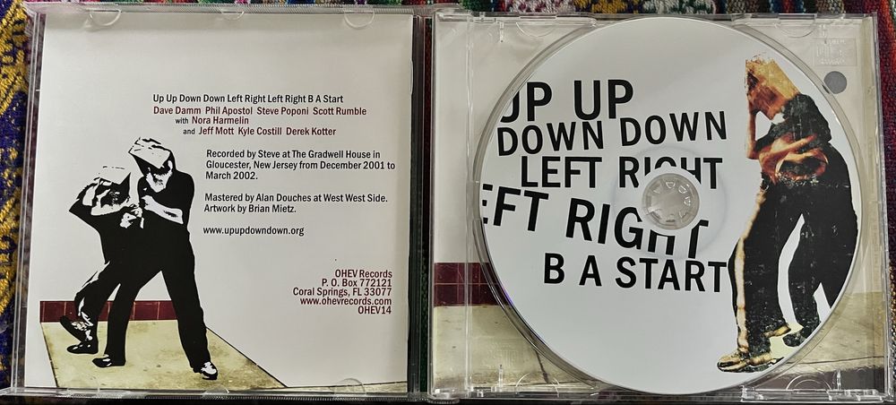 Up Up Down Down Left Right Left Right B A Start punk/emo CD