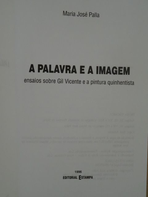 A Palavra e a Imagem de Maria José Palla