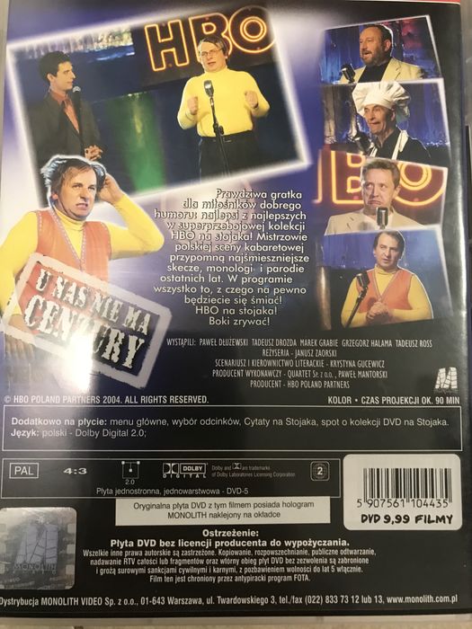 HBO DVD Na stojaka trzy części