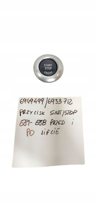 Bmw E81 E82 E87 E88 Przycisk Start Stop Igła 6949499 6933712