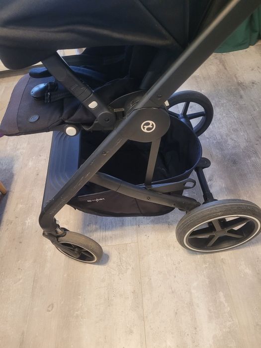 Zestaw wózek fotelik gondola adaptery lusterko