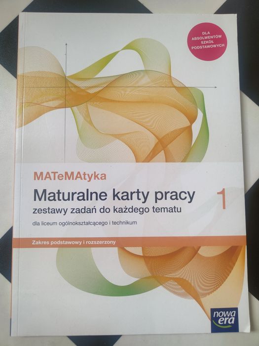 Matematyka maturalne karty pracy 1 zakres podstawowy i rozszerzony