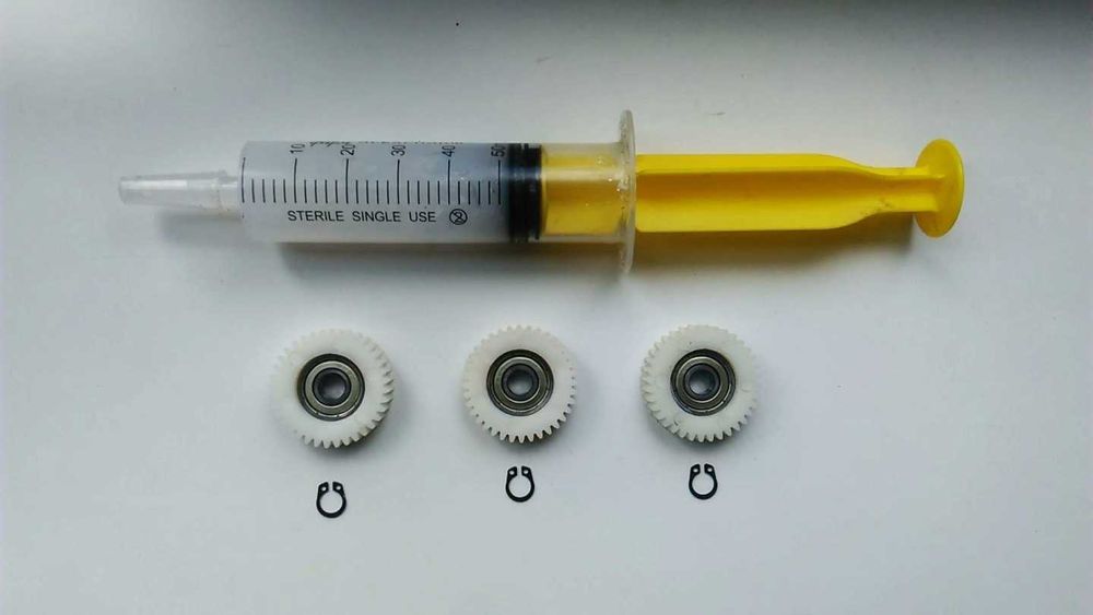 Шестерни на редукторное мотор-колесо электровелосипеда + Смазка CX-80