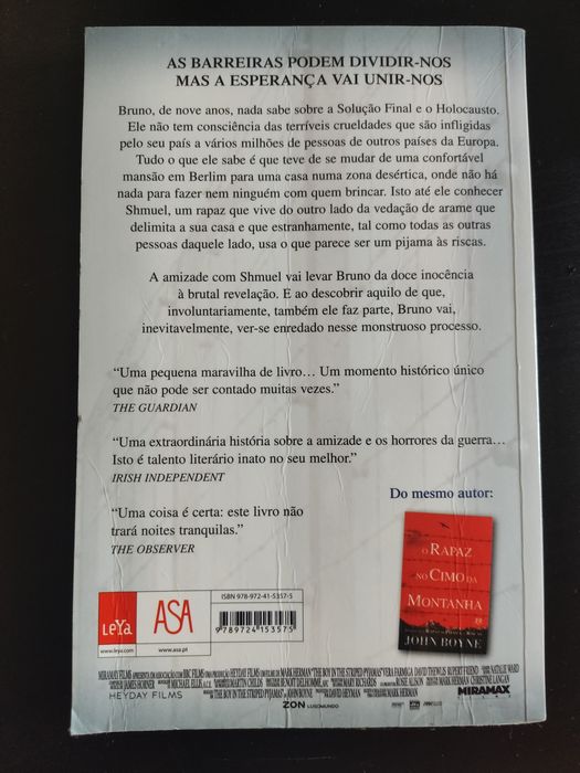 O Rapaz do pijama às riscas