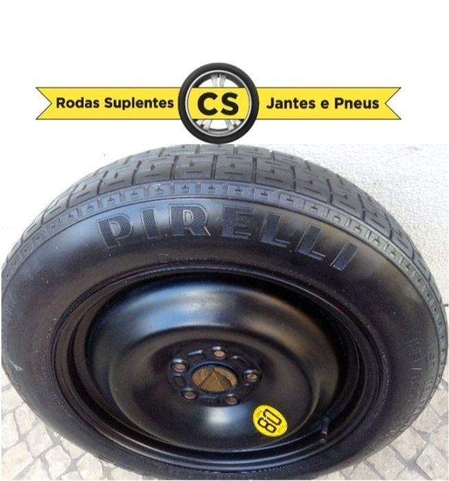 Rodas suplentes Pneus de emergência Mercedes VW Audi Ford Seat  Peugeo