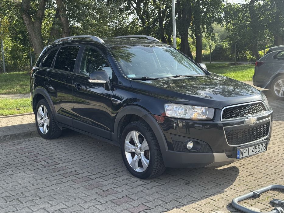 Chevrolet Captiva, 7os.,2.4 LPG 2011r. Automat/4x4/tempomat/klima/alu/hak/Android/7-osobowy/Bez Wypadkowy