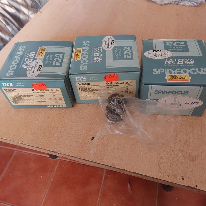 Carretos de pesca tica