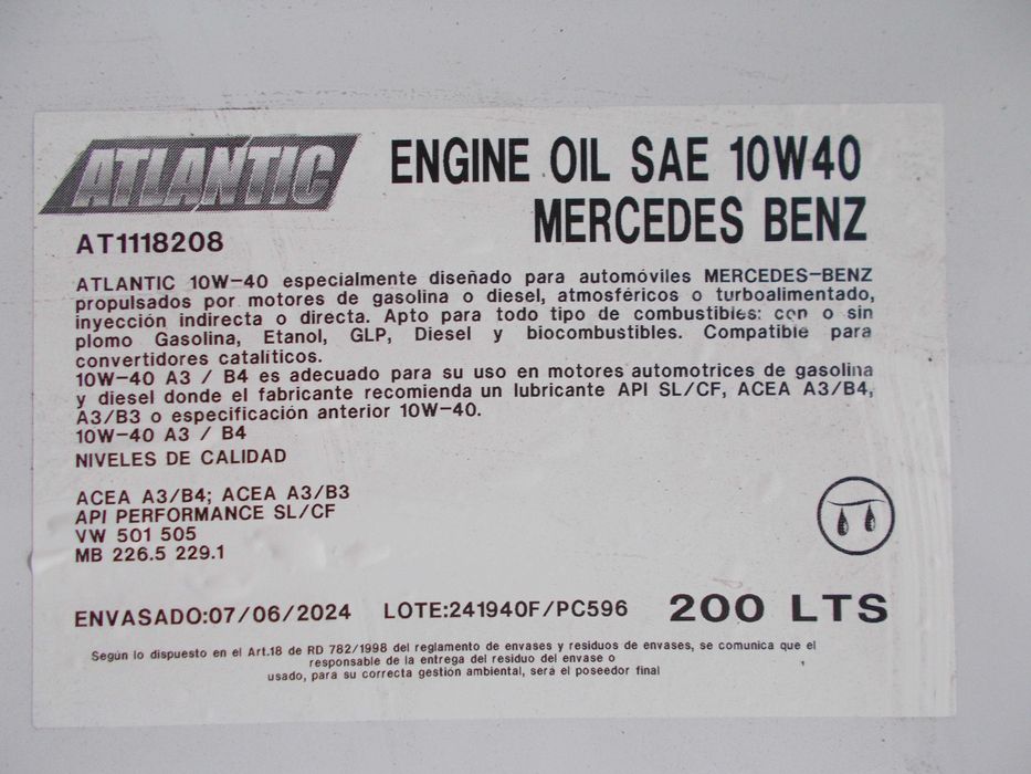 Óleos OEM 0w20 / 0w30 / 5w30 / 5w40 / 10w40 Low Cost