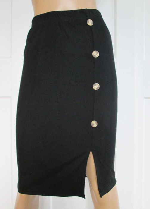 Shein dopasowana prążkowana spódniczka vintage XS S 34 36