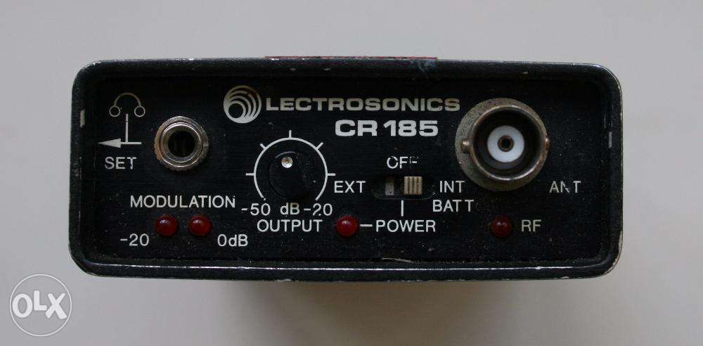 Радиосистемы Lectrosonics CR185 & m185, Lectrosonics CR187 & m187: 3 ...