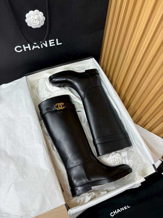 Kozaki skórzane muszkieterki Chanel!! Top Premium! 35-41
