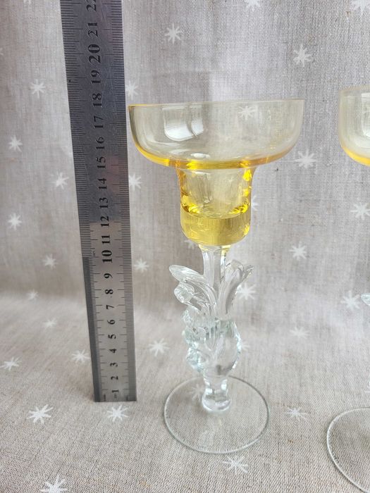 Подсвечник Гусь Хрустальный, стекло