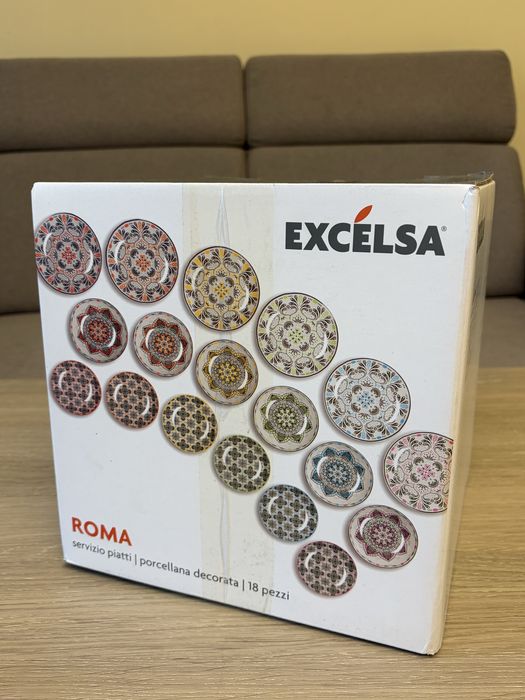 Zestaw talerzy EXCELSA ROMA 18szt.