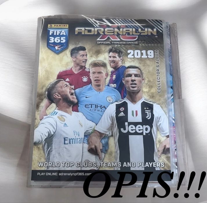 Album FIFA Panini 365 2019r. z kartami