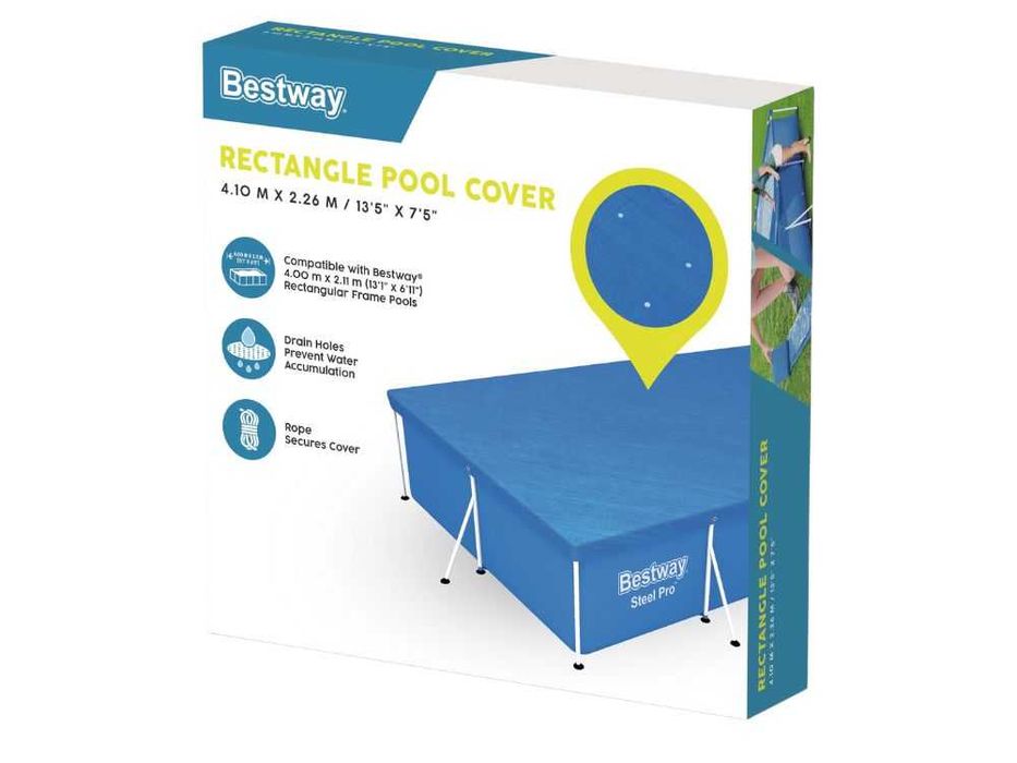 Pokrywa na basen 58107 Bestway 410 x 226 cm