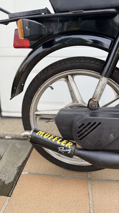 Vespino com kit 65cc e escape rendimento