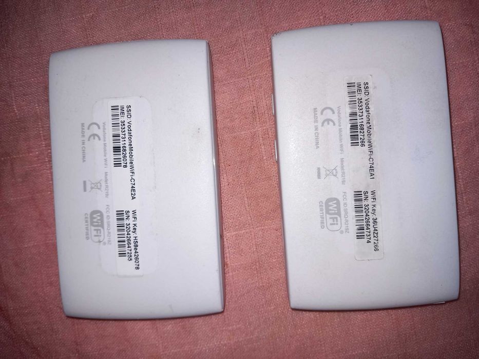 Hotspot Vodafone 4G Branco. Um 25eu dois 40eur