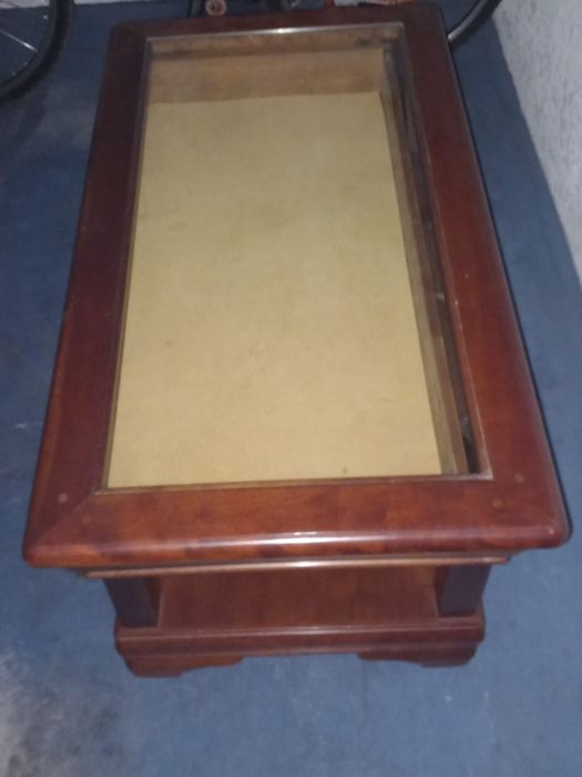Moveis de sala em madeira maciça de cerejeira