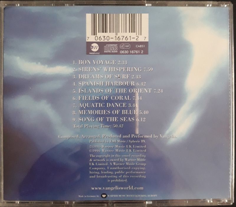 CD Vangelis - Oceanic428114098950645761