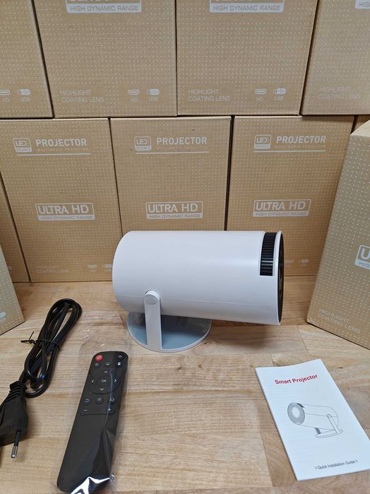 6000-Lumen Projector + Android + Bluetooth + Wi-Fi + 4D Keystone – New64752405969283121