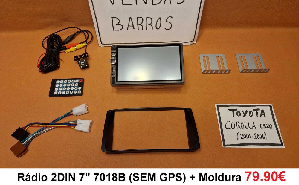 Rádio 2DIN TOYOTA Corolla • (2001 a 2013) • Android [4+64GB] D4D