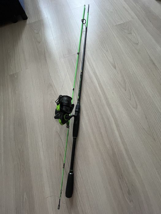 Wędka spinningowa i kołowrotek Gunki Spoted 2.28 m