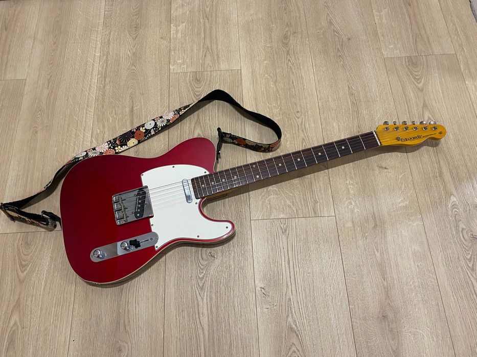 ESP Edwards E-TE-100CTM/LT Telecaster Candy Apple Red Lacquer Taste