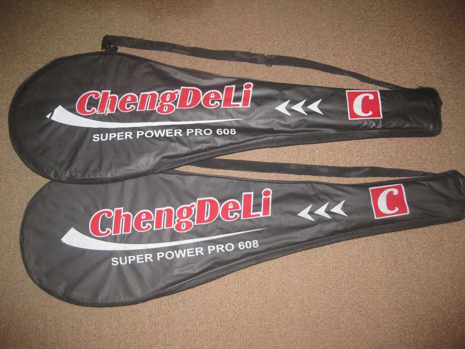 2 Pares de Raquetes de Badmington/Novas e Embaladas!