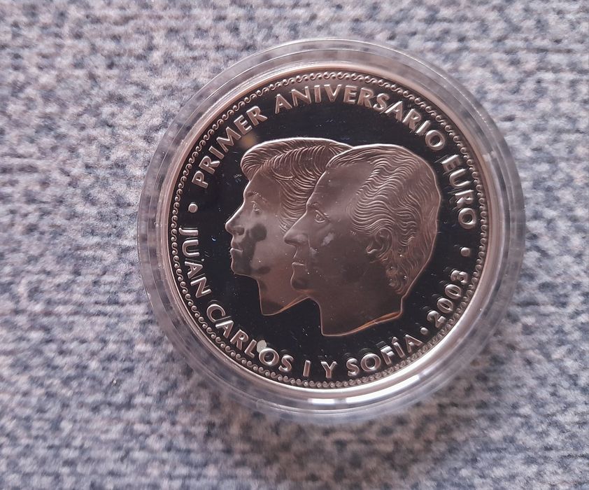 Moeda Primeiro Aniversário do euro