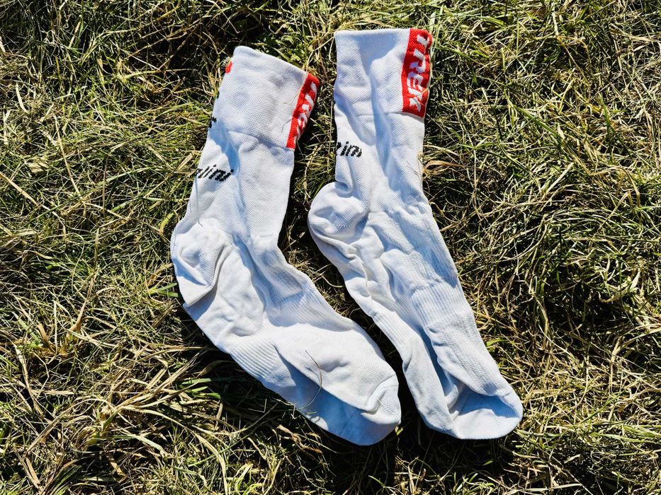 Білосніжні велоноски, велоформа Santini Trek-Segafredo