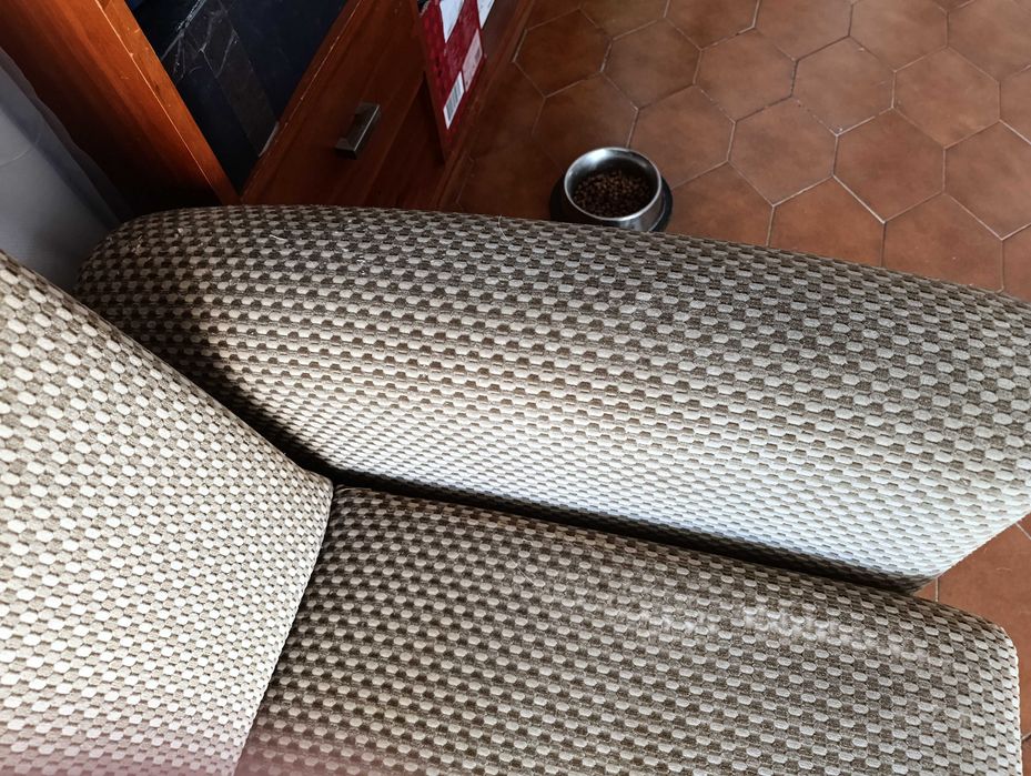 Sofá-cama de 3 lugares em tecido