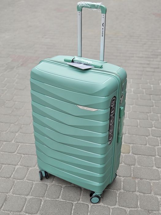 ЗНИЖКА ! Великий розмір L WINGS DQZ01 Польща валізи чемоданы сумки