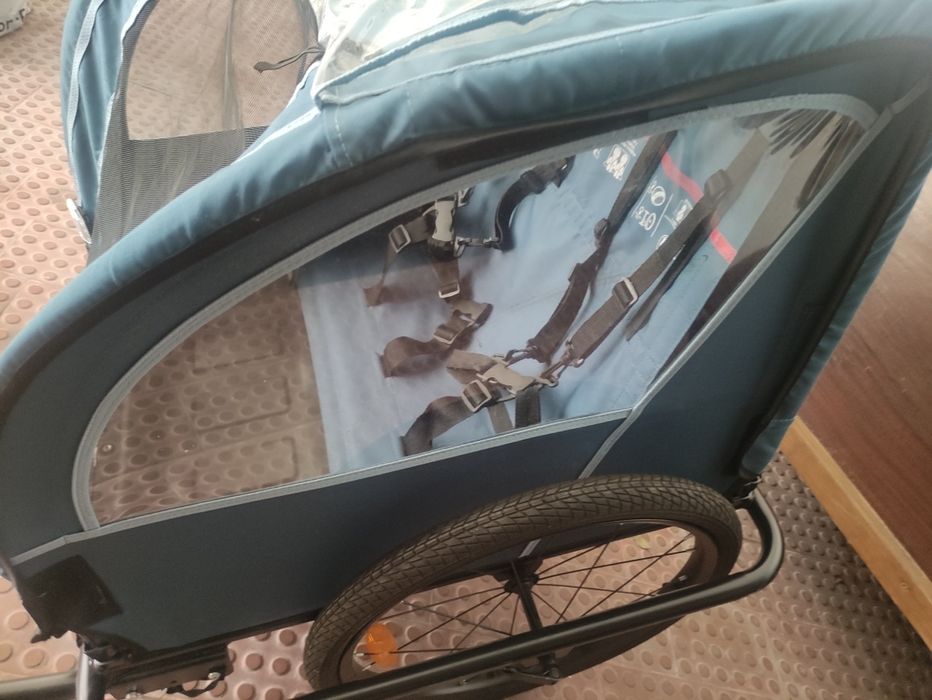 Atrelado para bicicleta para duas crianças modelo Bike Original 2020