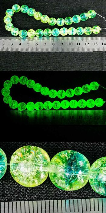 Урановое стекло Бусины разные виды [5]