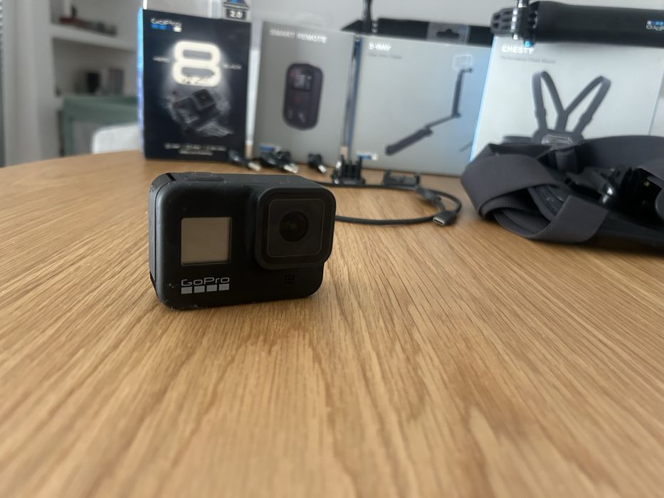 GoPro HERO8 Black + acessórios