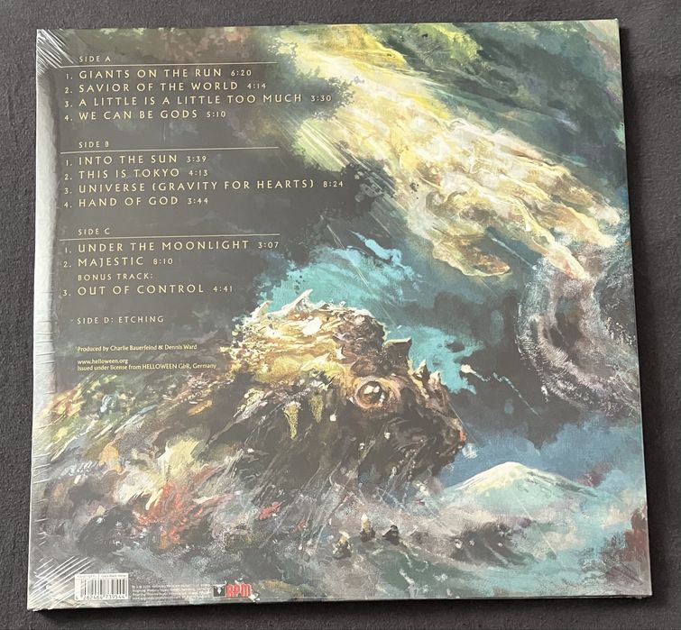 HELLOWEEN - Giants & Monsters LP Black/Yellow Vinyl