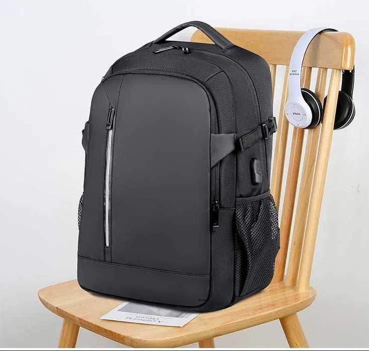 Рюкзак Norden 1801 Чорний Міський Чоловічий Ручна поклажа для ноутбука