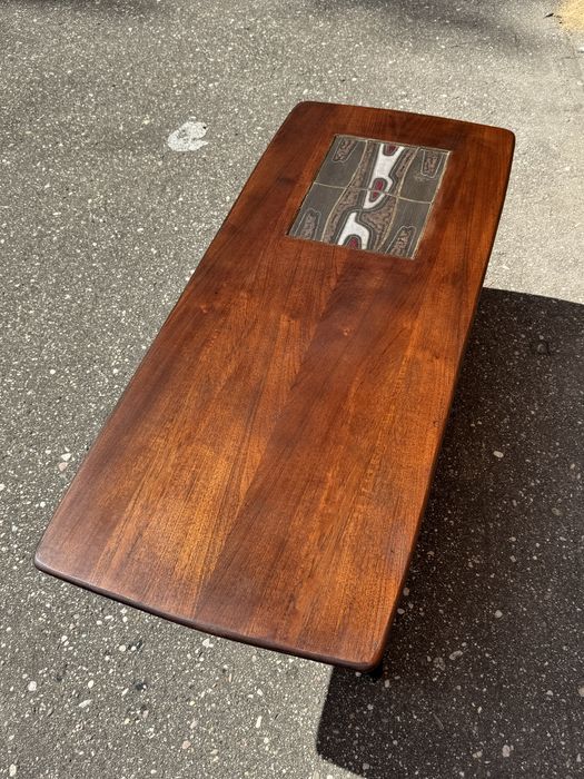 Tekowy stolik kawowy proj.Louis van Teffelen dla marki Wèbè lata60.