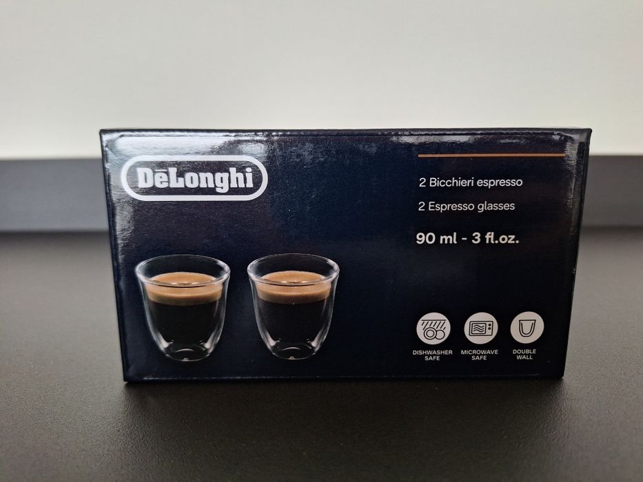 Chávenas de café expresso de parede dupla, 90ml, conjunto de 2