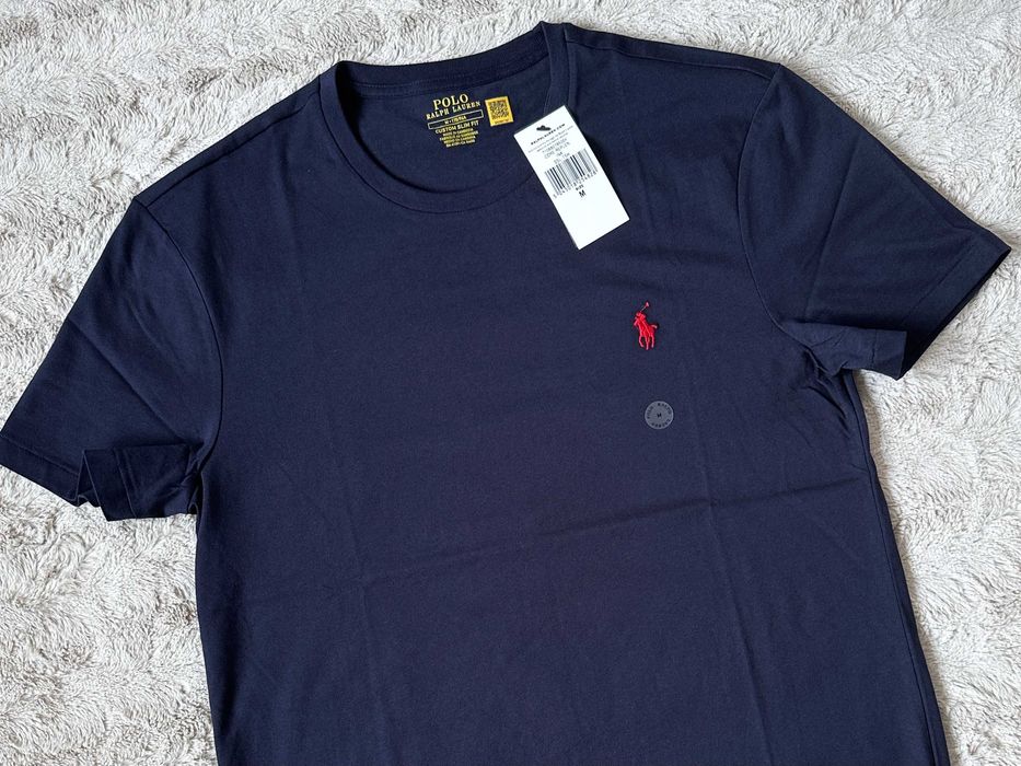 POLO Ralph Lauren t-shirt CUSTOM SLIM FIT Ink r. M / NOWY / ORYGINALNY