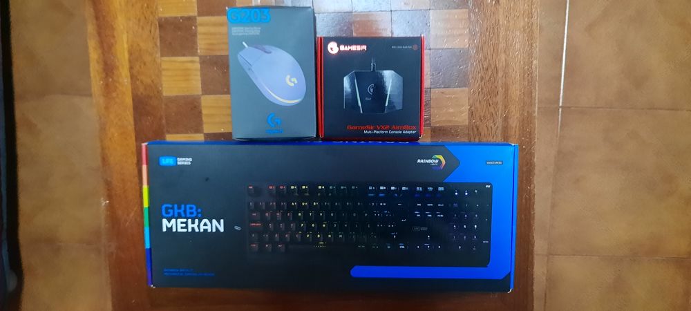 *LER DESCRIÇÃO* Conjunto Teclado e rato / Adaptador rato e teclado ps4