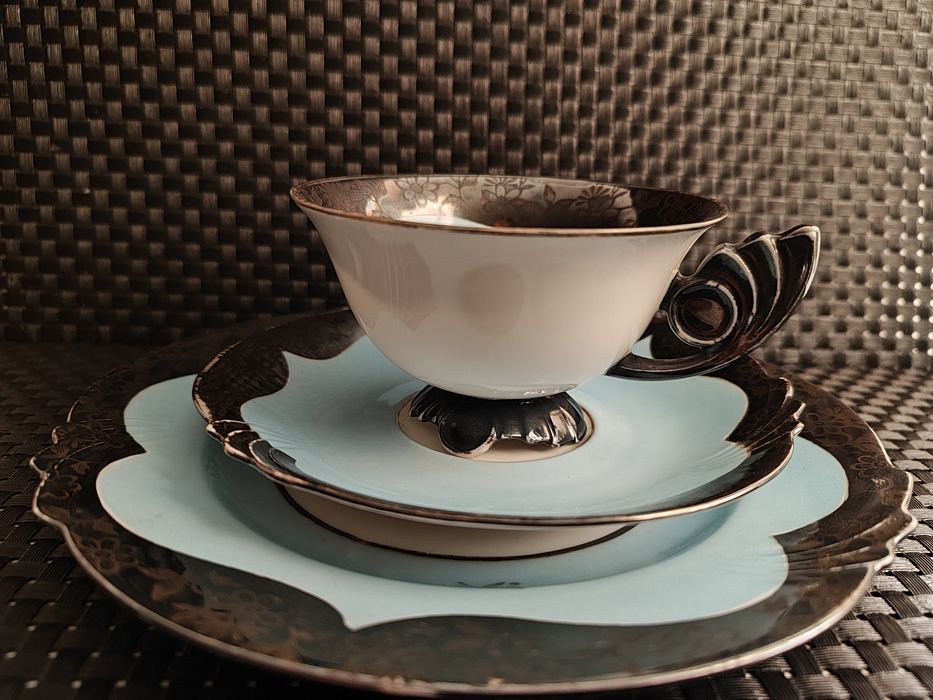 Porcelana Śląska TRIO TILLOWITZ EPOS  Tułowice Kolekcjonerska