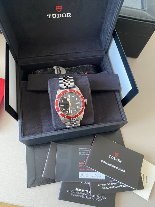 Piekny Tudor Black Bay 79230R w pełnym zestawie