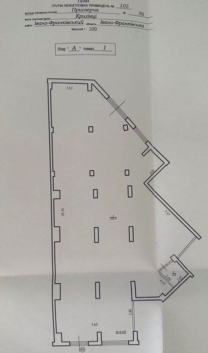 Оренда фасадного комерційного приміщення формату Open Space — перша лінія, ЖК «Міленіум», Івано-Франківськ зданий будинок .