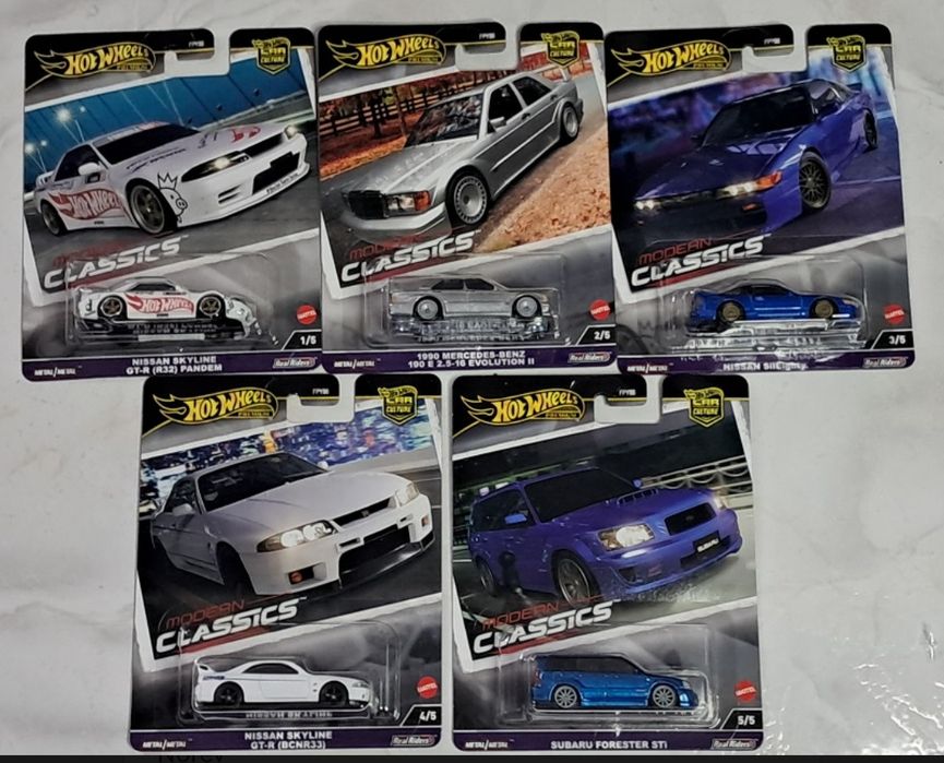 Hot wheels Modern classcis premium set real riders