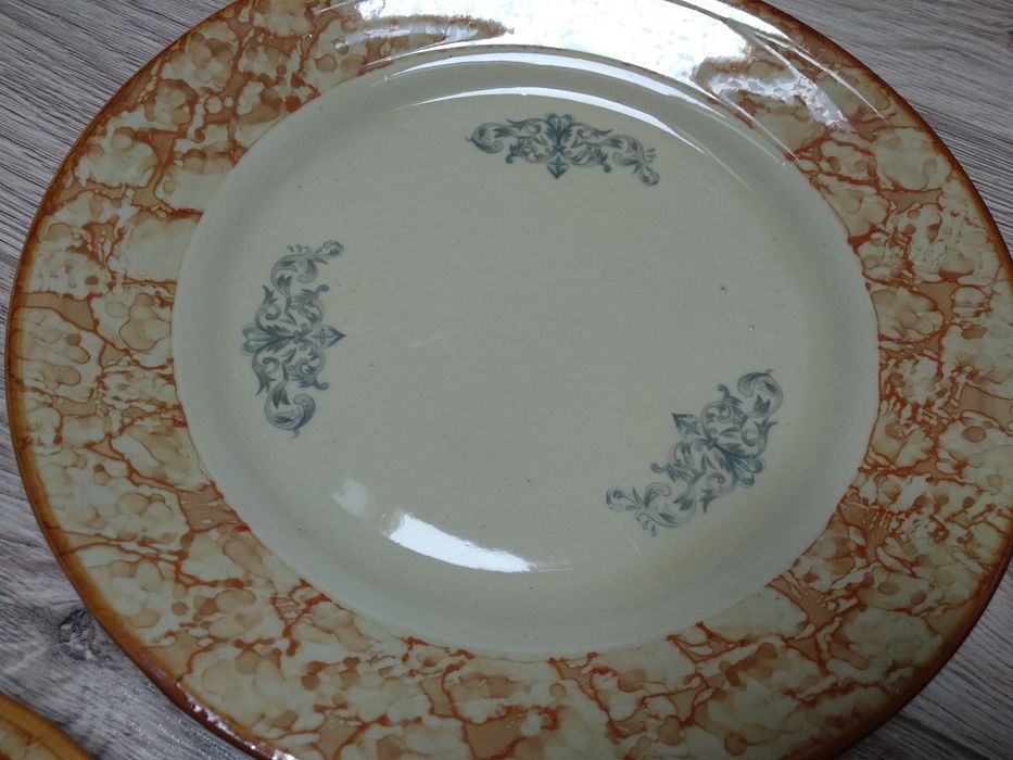 Zestaw do ciasta Talerzyki patera Tułowice porcelit