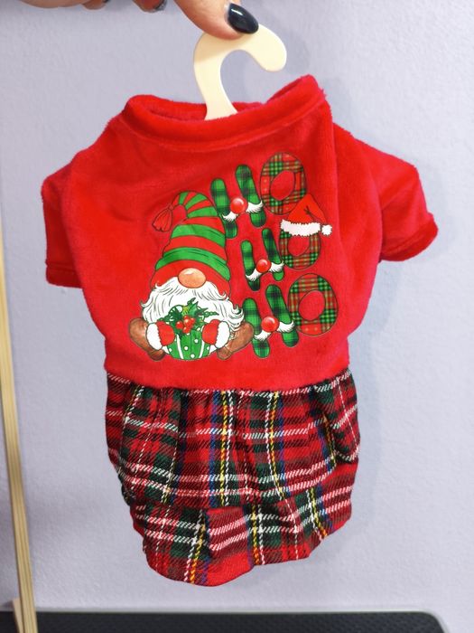 Vestido para cães - tema natal